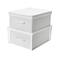 Household Essentials Stacking Storage Boxes Set